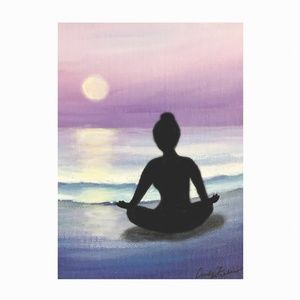 Yoga Sunset Print - 3 Pack